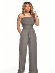 Load image into Gallery viewer, Tube Top Jumpsuit
