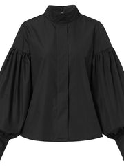 Load image into Gallery viewer, Long Lantern Sleeve Blouse
