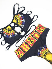 Load image into Gallery viewer, Ethnic Print Bikini
