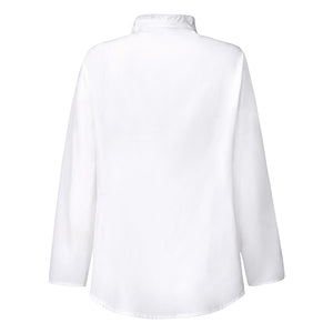 Long Sleeves Ruffled Blouse