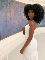 Load image into Gallery viewer, Spaghetti Strap Ruffled Dress
