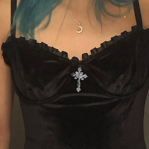 Gothic Velvet Dress