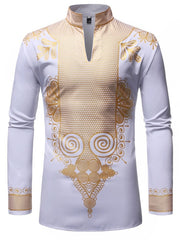 Load image into Gallery viewer, Dashiki Print Shirt
