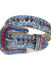 Load image into Gallery viewer, Quality Rhinestones Belt
