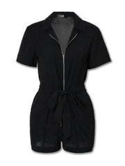 Load image into Gallery viewer, Front Zipper Romper
