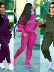 Load image into Gallery viewer, Ruffle Two Piece Set
