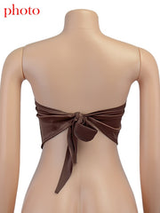 Load image into Gallery viewer, Satin Scarf Top
