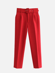 Load image into Gallery viewer, Pants With Belt
