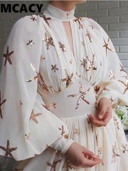 Load image into Gallery viewer, Turtleneck Maxi Dress
