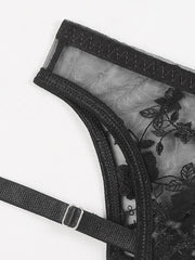 Load image into Gallery viewer, Lace Embroidered Lingerie Set

