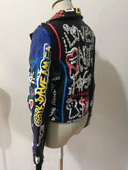 Load image into Gallery viewer, Long Sleeve Graffiti Jacket
