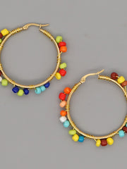 Load image into Gallery viewer, Bohemian Hoop Earrings
