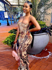 Load image into Gallery viewer, Spaghetti Strap Long Dress
