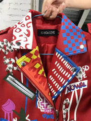 Load image into Gallery viewer, Long Sleeve Graffiti Jacket
