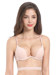 Load image into Gallery viewer, Low Cut Push Up Bra
