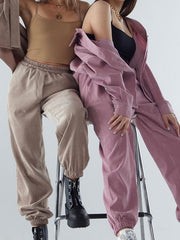 Load image into Gallery viewer, Long Sleeve Velvet Shirt &amp; Pants
