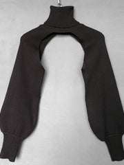 Load image into Gallery viewer, Turtleneck Long Sleeve Crop Top
