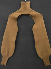 Load image into Gallery viewer, Turtleneck Long Sleeve Crop Top
