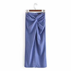 Ruched Knot Skirt