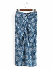 Load image into Gallery viewer, Ruched Knot Skirt
