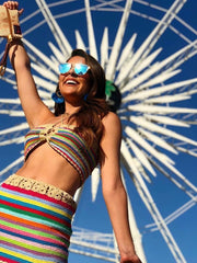 Load image into Gallery viewer, Crochet Tube Top and Skirt
