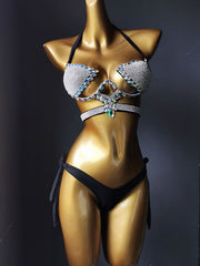 Load image into Gallery viewer, Rhinestone Bikini
