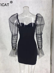 Load image into Gallery viewer, Sheer Sleeve Dress
