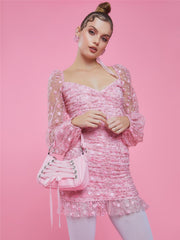 Load image into Gallery viewer, Crisscross Ribbon  Hand Bag
