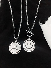 Load image into Gallery viewer, Emoji Face Pendant Necklace
