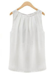 Load image into Gallery viewer, Sleeveless Chiffon Blouse
