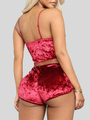 Load image into Gallery viewer, Velvet Top &amp; Shorts
