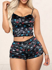 Load image into Gallery viewer, Velvet Top &amp; Shorts
