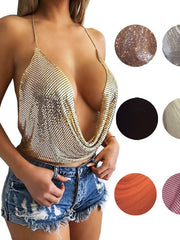 Load image into Gallery viewer, Metallic Tank Tops
