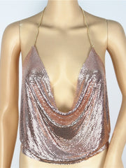 Load image into Gallery viewer, Metallic Tank Tops
