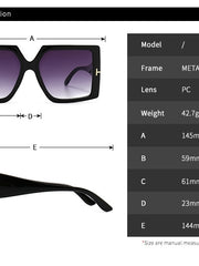 Load image into Gallery viewer, Classic Oversized Square Sunglasses
