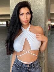 Load image into Gallery viewer, Criss-cross Halter Top
