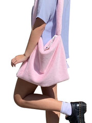 Load image into Gallery viewer, Fluffy Faux Fur Shoulder Bag
