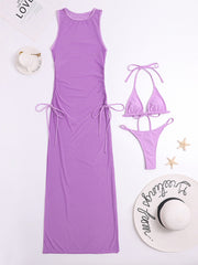 Load image into Gallery viewer, Sheer Dress With Bikini
