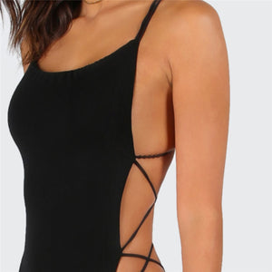 Crisscross Back Bodysuit