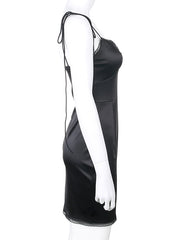 Load image into Gallery viewer, Ruched Bust Satin Dress

