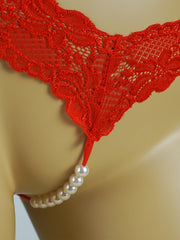 Load image into Gallery viewer, Thong With Beads
