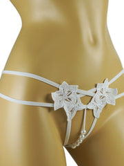 Load image into Gallery viewer, Floral Beads Underwear
