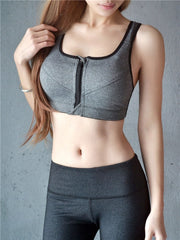 Load image into Gallery viewer, Front Zipper Sport Bra
