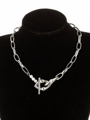 Load image into Gallery viewer, Irregular Pearl Chains Necklace
