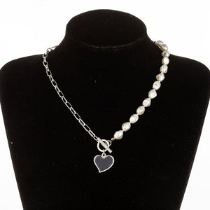 Irregular Pearl Chains Necklace