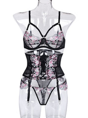 Load image into Gallery viewer, Lace Lingerie Set
