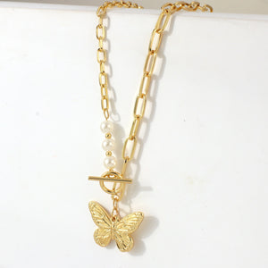 Butterfly Pendants Necklaces