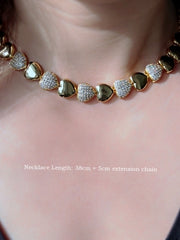 Load image into Gallery viewer, Cubic Zirconia Heart Pendant Necklace
