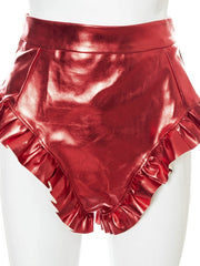 Load image into Gallery viewer, Ruffled Metallic Colored Short
