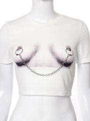 Load image into Gallery viewer, Nipples Chain T-Shirt
